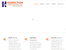 Tablet Screenshot of hamiltonconstruction.ca